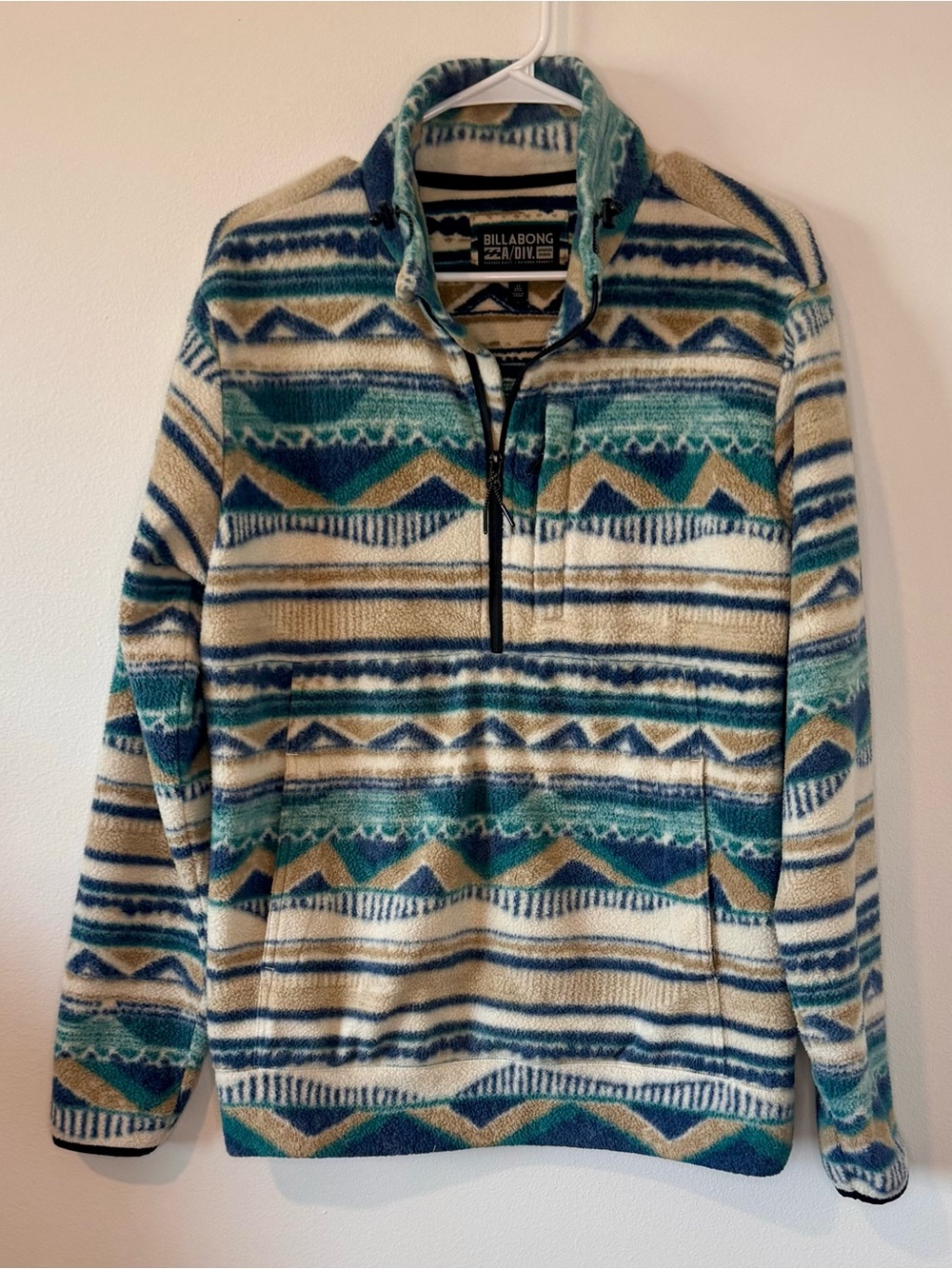 Billabong A/Div Men’s M Boundary Fleece 1/4 Zip Southwest Pullover